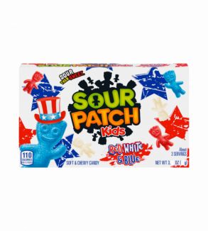 Sour Patch Red White and Blue Theater Box (12 x 87g)