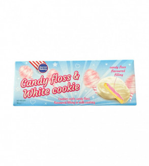 American Bakery Candy Floss & White Cookie (18 x 96g)