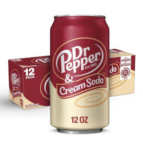 Dr Pepper Cream And Soda (12 x 355ml)