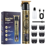Mens Professional Beard Trimmer Shaver Hair Clippers Cordless Grooming Kit