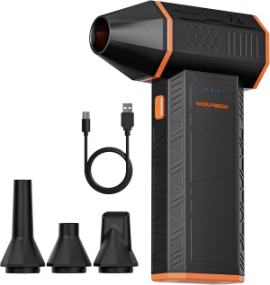 Wolfbox MF50 Cordless Air Duster 110000RPM 3-Speed Turbo Compressed Air Blower