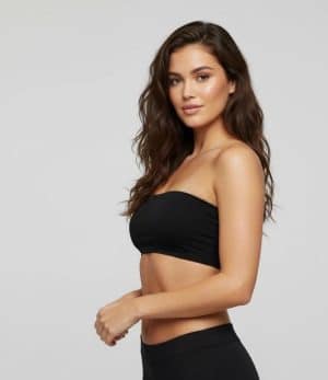 Bandeau Strapless Bra That Actually Stays Up Breathable Comfy Silicone Grip Band