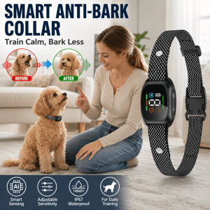 Smart Anti-Bark Dog Collar Stop Barking Pet Training Control IP67 Waterproof