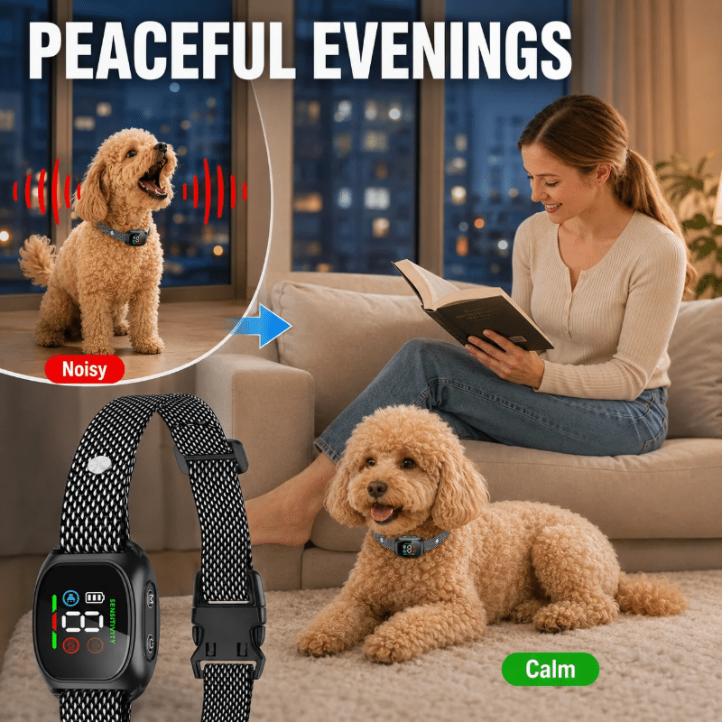 Smart Anti-Bark Dog Collar Stop Barking Pet Training Control IP67 Waterproof - Image 10
