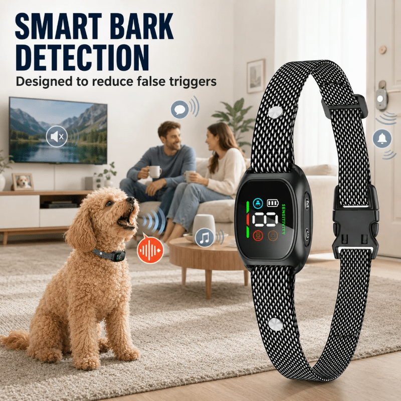 Smart Anti-Bark Dog Collar Stop Barking Pet Training Control IP67 Waterproof - Image 3