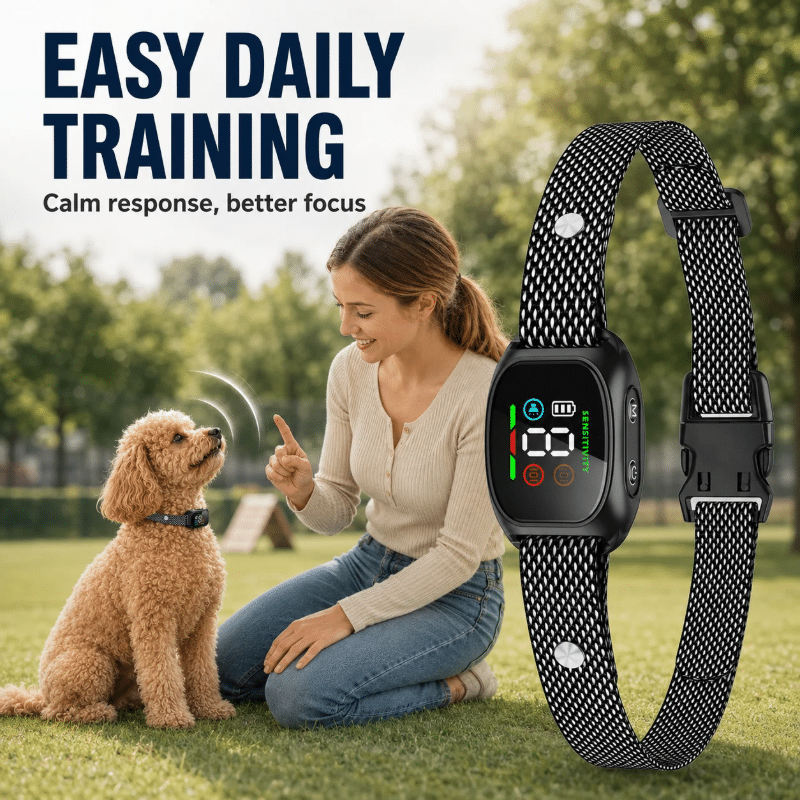 Smart Anti-Bark Dog Collar Stop Barking Pet Training Control IP67 Waterproof - Image 5