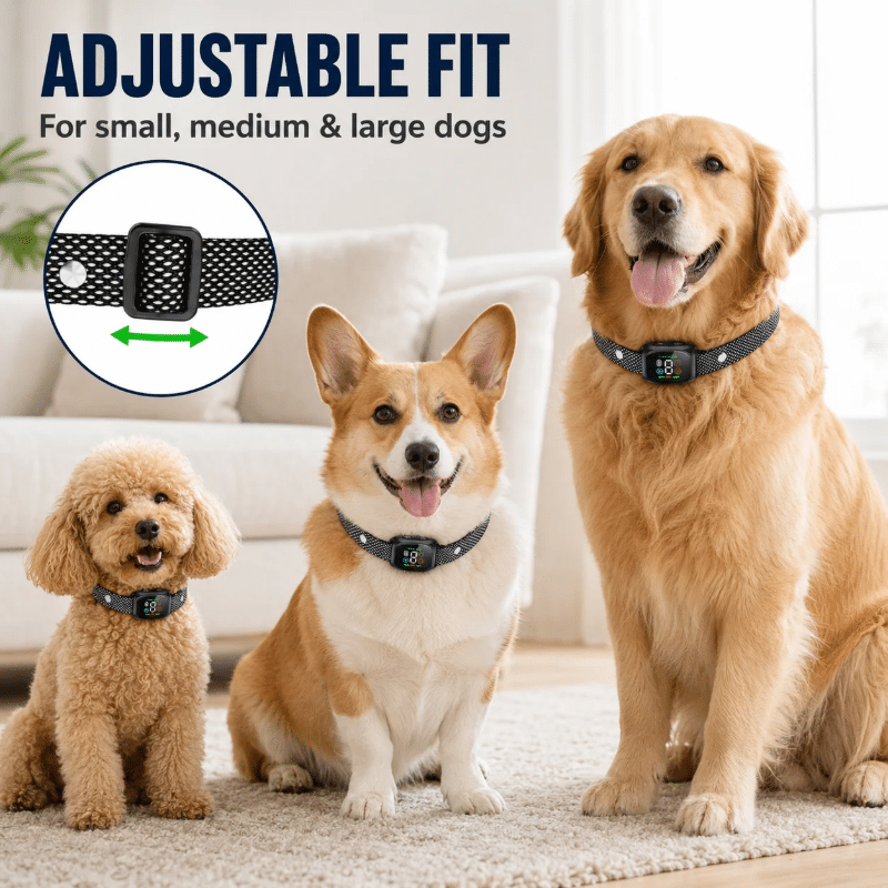 Smart Anti-Bark Dog Collar Stop Barking Pet Training Control IP67 Waterproof - Image 8