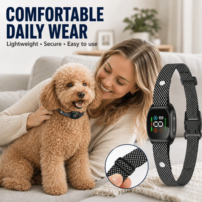 Smart Anti-Bark Dog Collar Stop Barking Pet Training Control IP67 Waterproof - Image 9