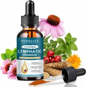 Liposomal Lymphatic Drainage Drops Immune Health Support Detox Bloating Relief