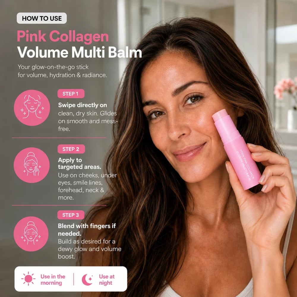 Medicube PDRN Pink Collagen Volume Multi Balm Stick Anti-Aging Face & Body - Image 5