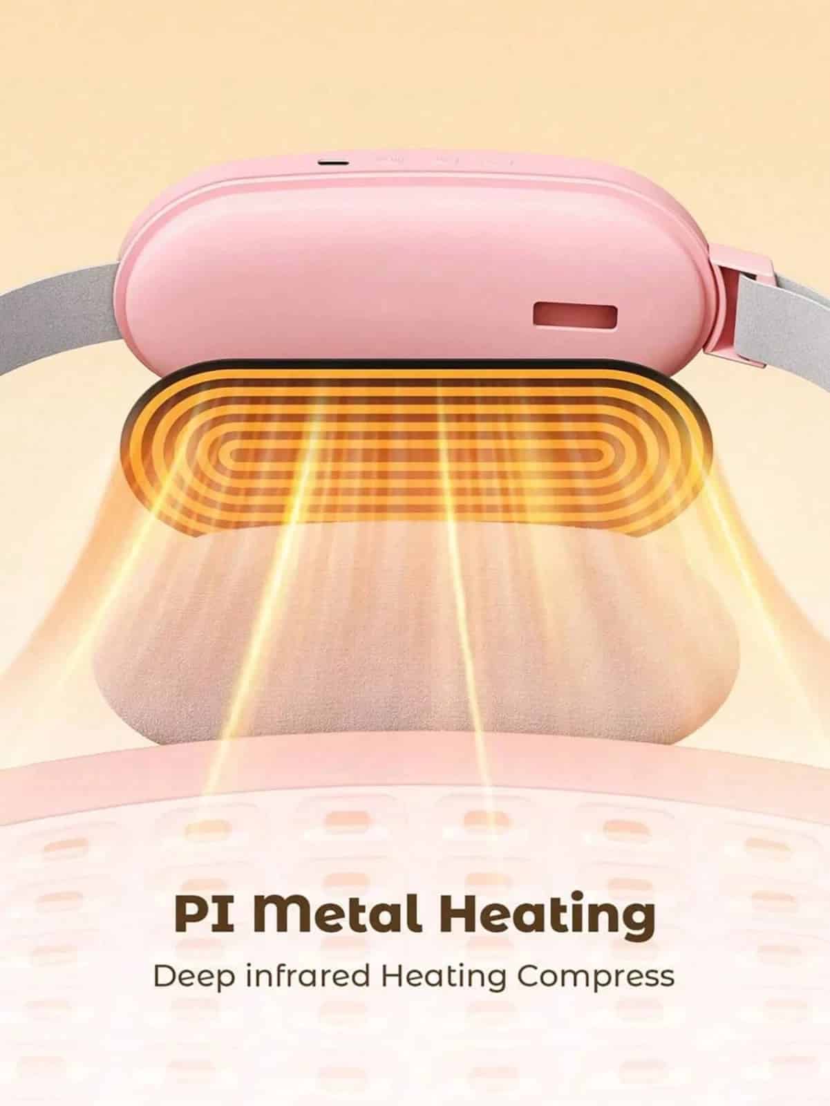 Electric Heating Pad Menstrual Period Pain & Endometriosis Relief Massage Belt - Image 8
